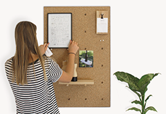 Peg and cork board from The Mood Store