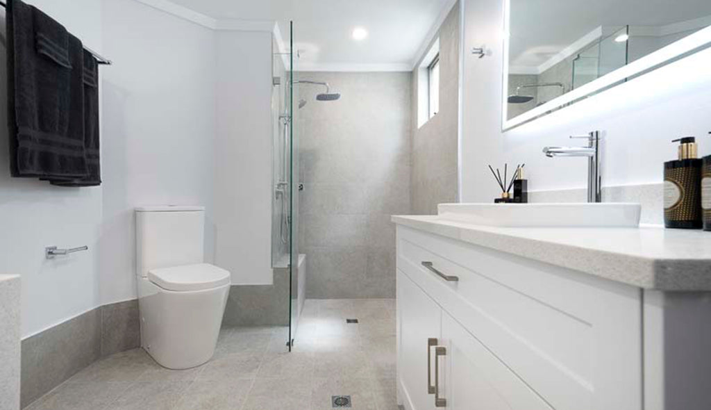 An Ensuite Renovation with Minimalist Style in Crawley, Perth