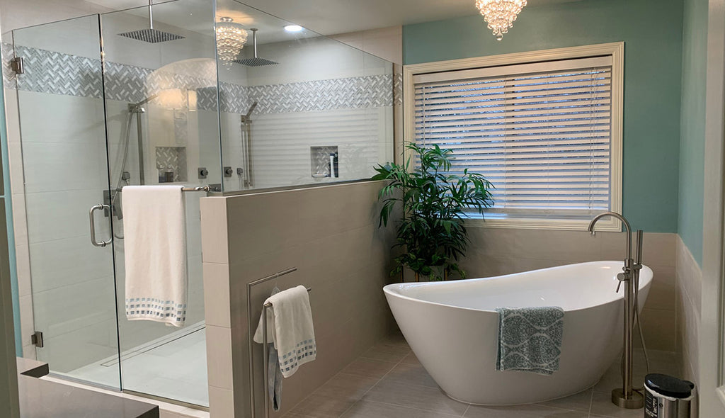 A Contemporary Master Bathroom Transformation