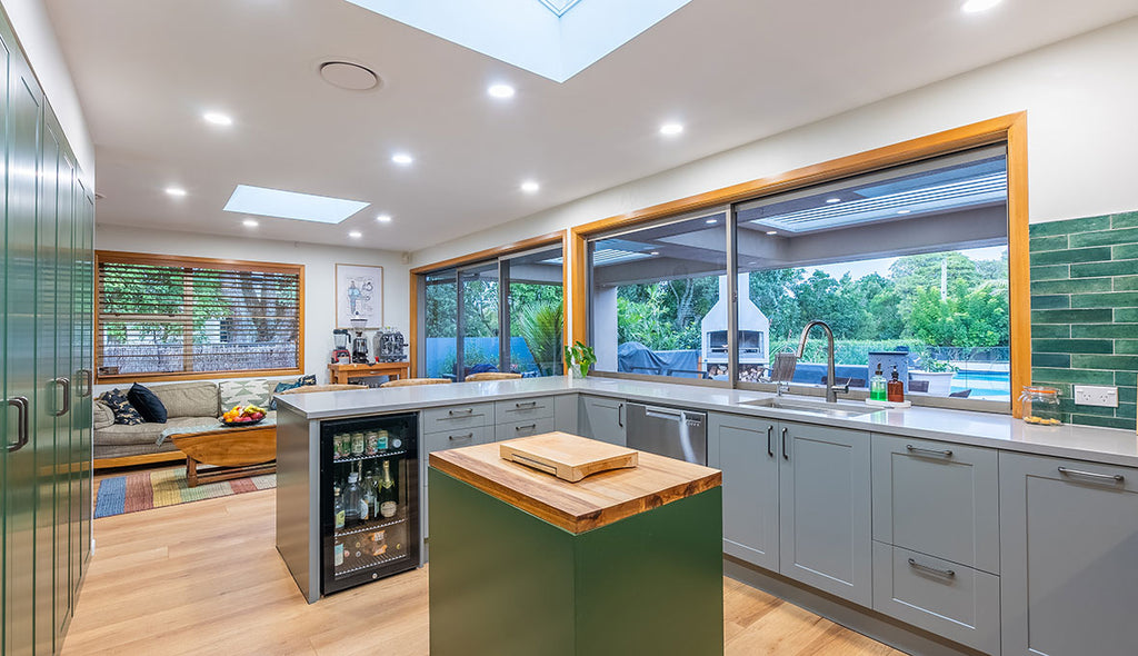 A Bespoke Green Kitchen and Laundry Upgrade