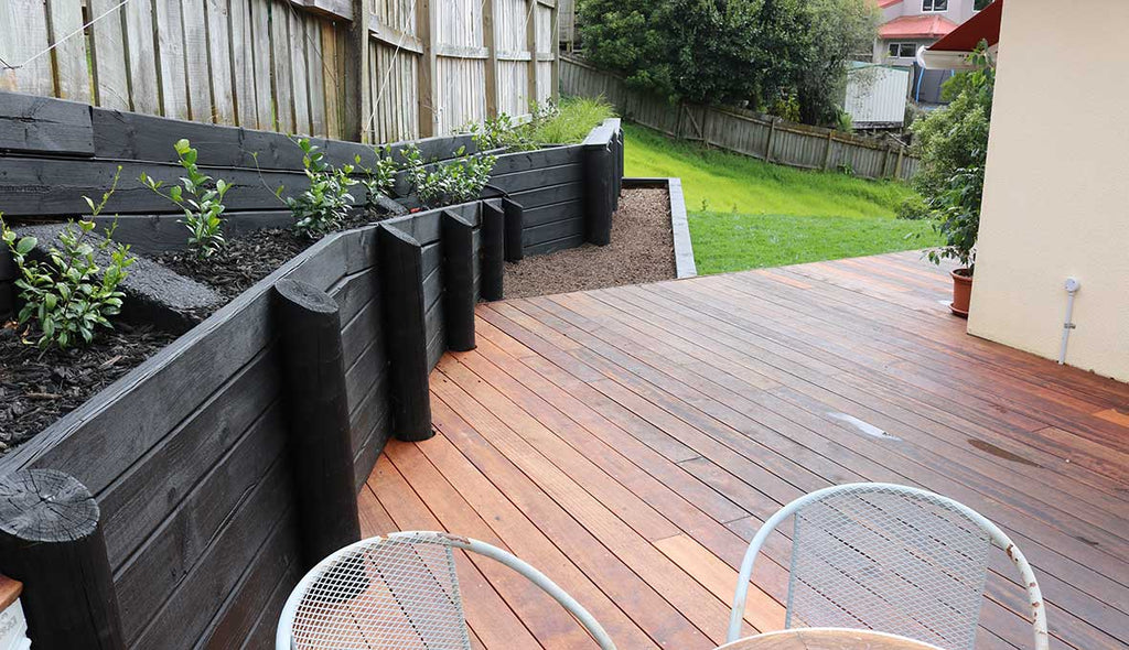 Outdoor Deck and Garden Transformation in Unsworth Heights, Auckland
